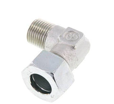 R 1/2'' Male x 18L Zinc plated Steel 90 deg Elbow Fitting 315 Bar DIN 2353