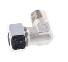 R 1/2'' Male x 18L Zinc plated Steel 90 deg Elbow Fitting 315 Bar DIN 2353