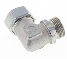 G 1'' Male x 28L Zinc plated Steel 90 deg Elbow Fitting 160 Bar DIN 2353