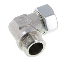 G 1'' Male x 28L Zinc plated Steel 90 deg Elbow Fitting 160 Bar DIN 2353