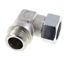 G 1'' Male x 28L Zinc plated Steel 90 deg Elbow Fitting 160 Bar DIN 2353