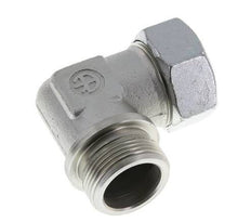 G 1 1/4'' Male x 35L Zinc plated Steel 90 deg Elbow Fitting 160 Bar DIN 2353