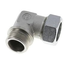 G 1 1/4'' Male x 35L Zinc plated Steel 90 deg Elbow Fitting 160 Bar DIN 2353