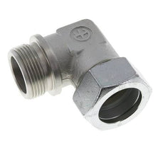 G 1 1/4'' Male x 35L Zinc plated Steel 90 deg Elbow Fitting 160 Bar DIN 2353