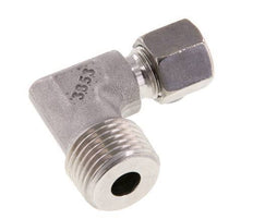 R 1/2'' Male x 8L Stainless steel 90 deg Elbow Fitting 315 Bar DIN 2353