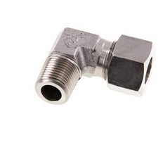 R 1/2'' Male x 16S Stainless steel 90 deg Elbow Fitting 400 Bar DIN 2353