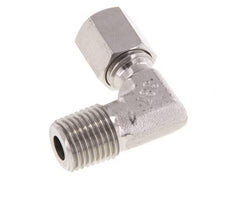 R 1/4'' Male x 6L Stainless steel 90 deg Elbow Fitting 315 Bar DIN 2353