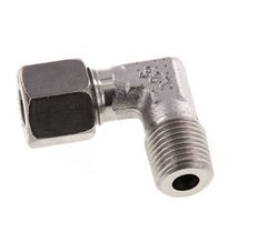 R 1/4'' Male x 8L Stainless steel 90 deg Elbow Fitting 315 Bar DIN 2353