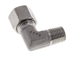 R 1/4'' Male x 10L Stainless steel 90 deg Elbow Fitting 315 Bar DIN 2353