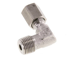R 1/8'' Male x 4LL Stainless steel 90 deg Elbow Fitting 100 Bar DIN 2353