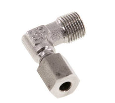 R 1/8'' Male x 4LL Stainless steel 90 deg Elbow Fitting 100 Bar DIN 2353