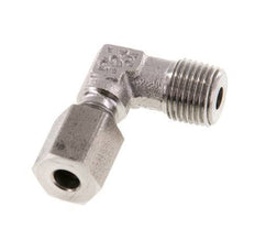 R 1/8'' Male x 4LL Stainless steel 90 deg Elbow Fitting 100 Bar DIN 2353