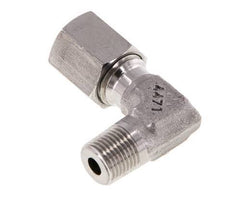 R 1/8'' Male x 6L Stainless steel 90 deg Elbow Fitting 315 Bar DIN 2353