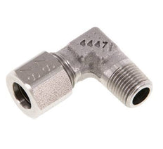 R 1/8'' Male x 8LL Stainless steel 90 deg Elbow Fitting 100 Bar DIN 2353