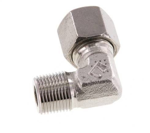 R 3/8'' Male x 10S Stainless steel 90 deg Elbow Fitting 630 Bar DIN 2353