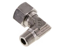 R 3/8'' Male x 15L Stainless steel 90 deg Elbow Fitting 315 Bar DIN 2353