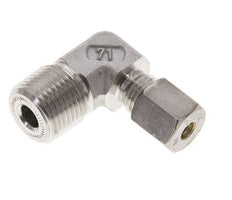 1/2'' NPT Male x 6S Stainless steel 90 deg Elbow Compression Fitting 630 Bar DIN 2353