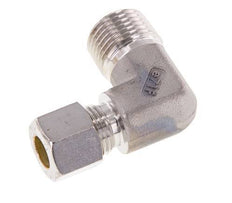 R 1/2'' Male x 10L Stainless steel 90 deg Elbow Compression Fitting 315 Bar DIN 2353