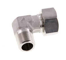 R 1/2'' Male x 18L Stainless steel 90 deg Elbow Compression Fitting 315 Bar DIN 2353