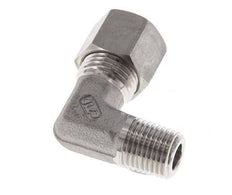 R 1/4'' Male x 10L Stainless steel 90 deg Elbow Compression Fitting 315 Bar DIN 2353