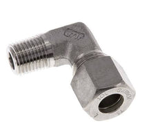 R 1/4'' Male x 10L Stainless steel 90 deg Elbow Compression Fitting 315 Bar DIN 2353