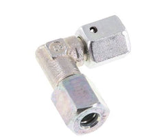 M12x1.5 x 6L Zinc plated Steel Adjustable 90 deg Elbow Fitting with Sealing cone and O-ring 315 Bar DIN 2353