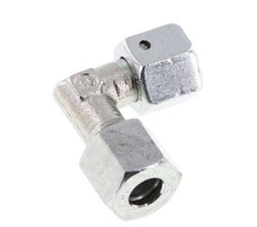M14x1.5 x 8L Zinc plated Steel Adjustable 90 deg Elbow Fitting with Sealing cone and O-ring 315 Bar DIN 2353