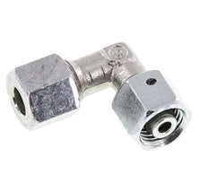 M14x1.5 x 8L Zinc plated Steel Adjustable 90 deg Elbow Fitting with Sealing cone and O-ring 315 Bar DIN 2353