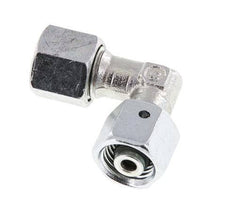 M14x1.5 x 8L Zinc plated Steel Adjustable 90 deg Elbow Fitting with Sealing cone and O-ring 315 Bar DIN 2353