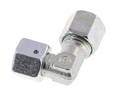 M16x1.5 x 8S Zinc plated Steel Adjustable 90 deg Elbow Fitting with Sealing cone and O-ring 630 Bar DIN 2353