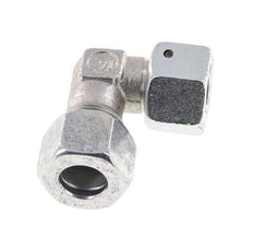 M18x1.5 x 12L Zinc plated Steel Adjustable 90 deg Elbow Fitting with Sealing cone and O-ring 315 Bar DIN 2353
