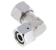 M24x1.5 x 16S Zinc plated Steel Adjustable 90 deg Elbow Fitting with Sealing cone and O-ring 400 Bar DIN 2353