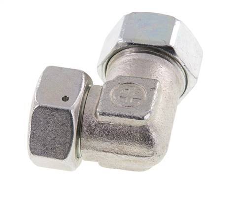 M36x2 x 28L Zinc plated Steel Adjustable 90 deg Elbow Fitting with Sealing cone and O-ring 160 Bar DIN 2353