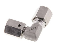 M12x1.5 x 6L Stainless steel Adjustable 90 deg Elbow Fitting with Sealing cone and O-ring 315 Bar DIN 2353