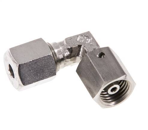 M14x1.5 x 6S Stainless steel Adjustable 90 deg Elbow Fitting with Sealing cone and O-ring 630 Bar DIN 2353