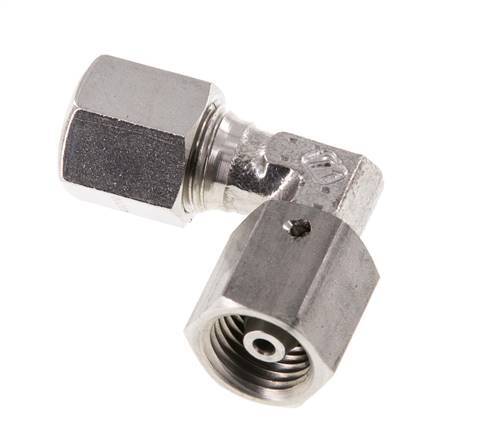 M14x1.5 x 6S Stainless steel Adjustable 90 deg Elbow Fitting with Sealing cone and O-ring 630 Bar DIN 2353