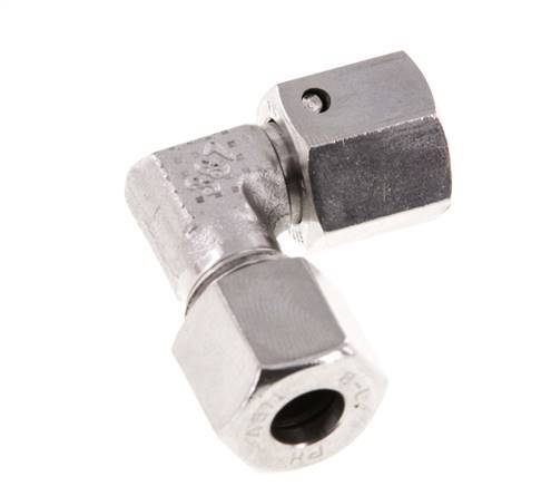 M14x1.5 x 8L Stainless steel Adjustable 90 deg Elbow Fitting with Sealing cone and O-ring 315 Bar DIN 2353