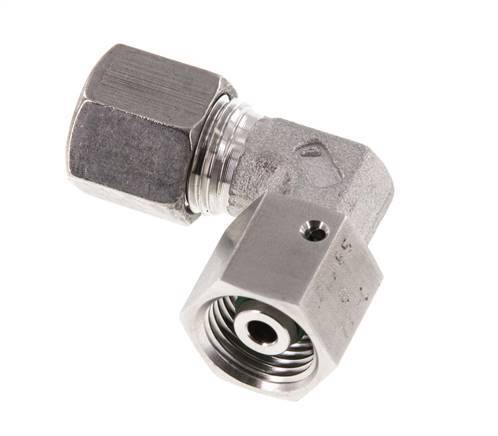 M16x1.5 x 8S Stainless steel Adjustable 90 deg Elbow Fitting with Sealing cone and O-ring 630 Bar DIN 2353