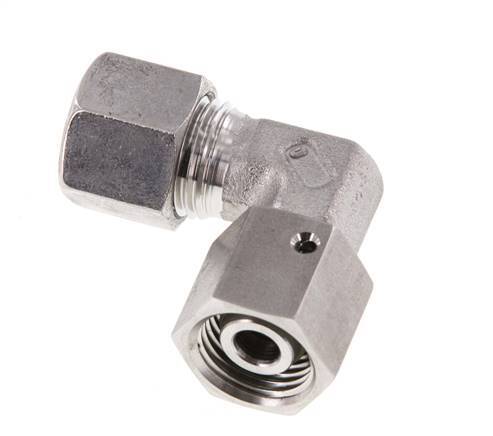 M16x1.5 x 10L Stainless steel Adjustable 90 deg Elbow Fitting with Sealing cone and O-ring 315 Bar DIN 2353
