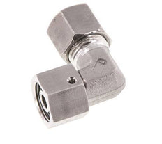 M18x1.5 x 10S Stainless steel Adjustable 90 deg Elbow Fitting with Sealing cone and O-ring 630 Bar DIN 2353