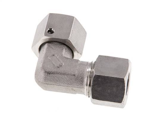 M20x1.5 x 12S Stainless steel Adjustable 90 deg Elbow Fitting with Sealing cone and O-ring 630 Bar DIN 2353
