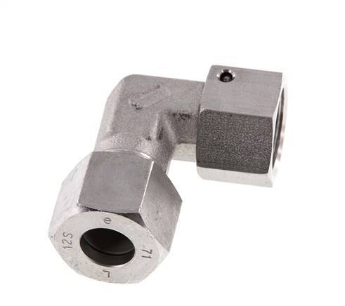 M20x1.5 x 12S Stainless steel Adjustable 90 deg Elbow Fitting with Sealing cone and O-ring 630 Bar DIN 2353
