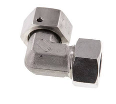 M26x1.5 x 18L Stainless steel Adjustable 90 deg Elbow Fitting with Sealing cone and O-ring 315 Bar DIN 2353