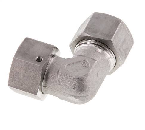 M30x2 x 20S Stainless steel Adjustable 90 deg Elbow Fitting with Sealing cone and O-ring 400 Bar DIN 2353