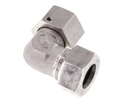 M30x2 x 22L Stainless steel Adjustable 90 deg Elbow Fitting with Sealing cone and O-ring 160 Bar DIN 2353
