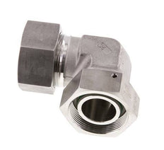 M52x2 x 38S Stainless steel Adjustable 90 deg Elbow Fitting with Sealing cone and O-ring 315 Bar DIN 2353
