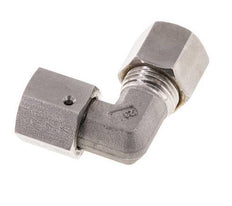 M16x1.5 x 8S Stainless steel Adjustable 90 deg Elbow Compression Fitting with Sealing cone and O-ring 630 Bar DIN 2353