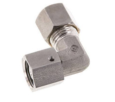 M16x1.5 x 8S Stainless steel Adjustable 90 deg Elbow Compression Fitting with Sealing cone and O-ring 630 Bar DIN 2353