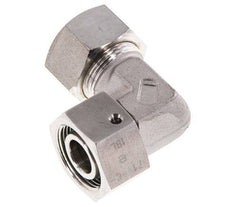 M26x1.5 x 18L Stainless steel Adjustable 90 deg Elbow Compression Fitting with Sealing cone and O-ring 315 Bar DIN 2353