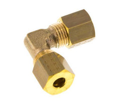 5mm Brass 90 deg Elbow Compression Fitting 150 Bar DIN EN 1254-2